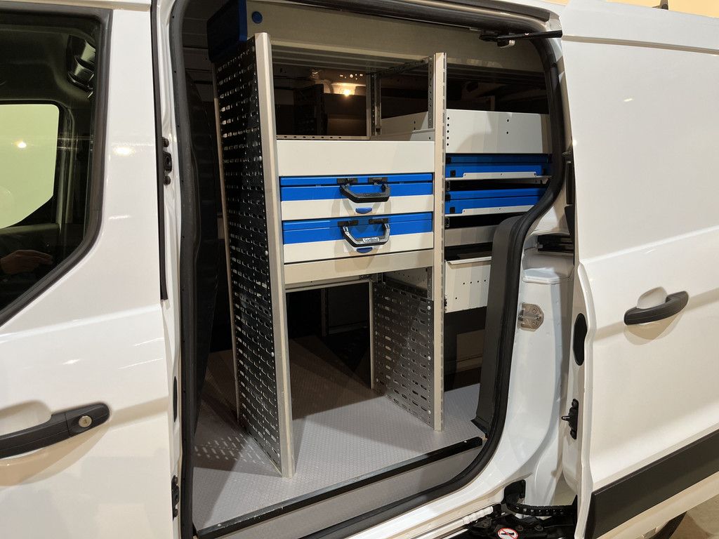 Ford Transit Connect 1.5 EcoBlue L2 Trend Servicebus / Sortimo Inrichting / Euro 6 / Schuifdeur L + R / Airco / Cruise Control / Camera / CarPlay / Navigatie / Trekhaak / 61.200 km !!