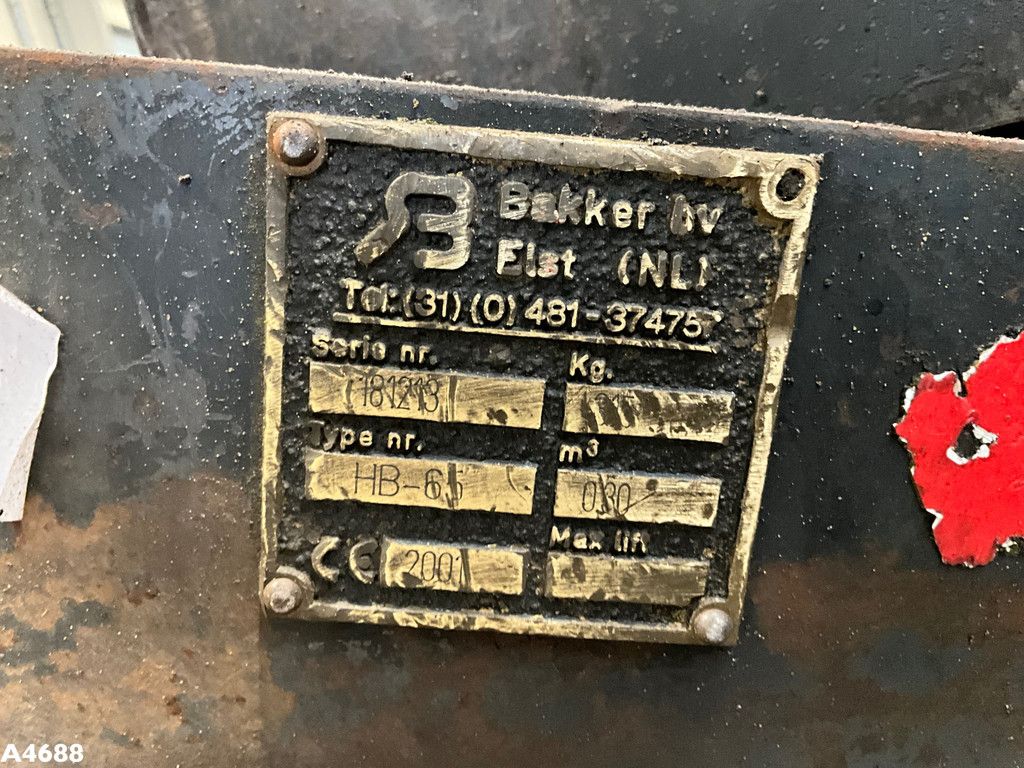 Bakker open schalen knijper