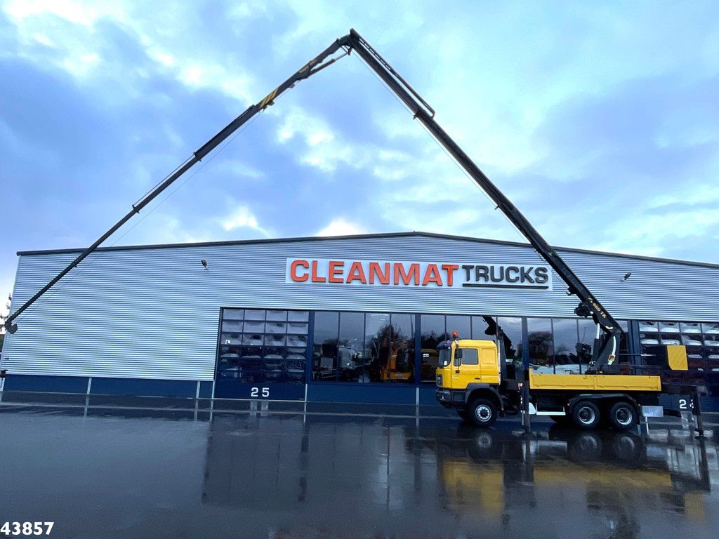 Man F2000 6x6 Full Steel Manual Palfinger 68 Meter Dachdecker kran Just 54.133 km!