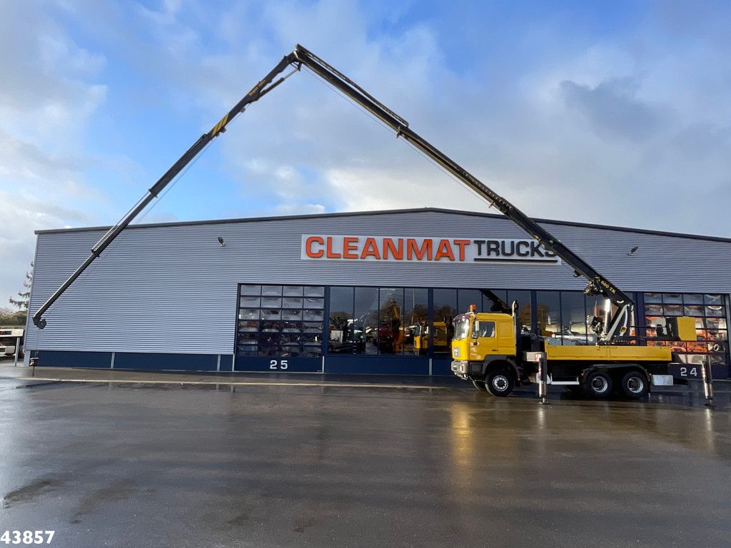 Man F2000 6x6 Full Steel Manual Palfinger 68 Meter Dachdecker kran Just 54.133 km!