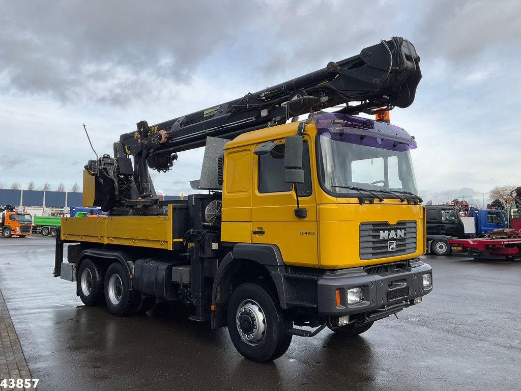 Man F2000 6x6 Full Steel Manual Palfinger 68 Meter Dachdecker kran Just 54.133 km!