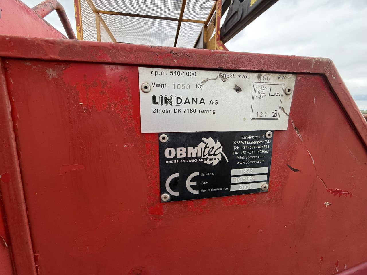 Snipper combi TP Lindana. Chipper combinatie. Versnipperaar