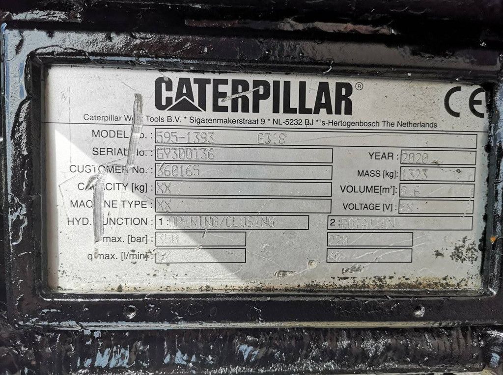 Sorteergrijper CAT 595-1393 2020