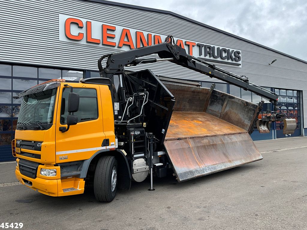 DAF FAN 75 CF 360 Hiab 12 Tonmeter laadkraan + Kipper 15m³ Just 177.993 km!