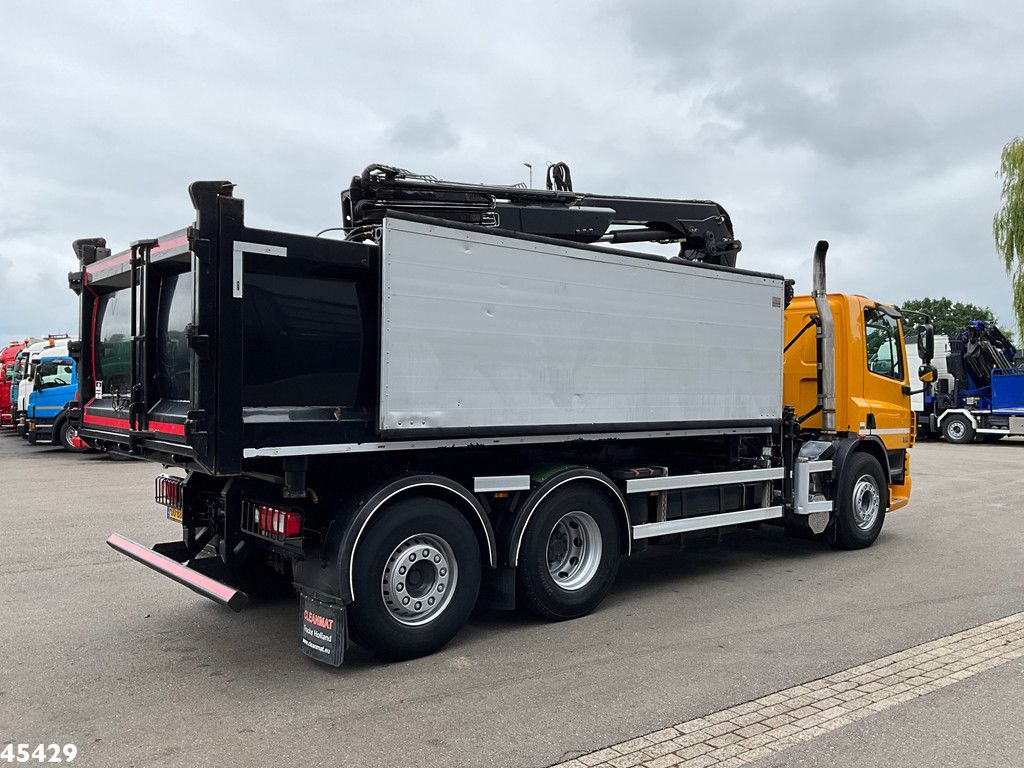 DAF FAN 75 CF 360 Hiab 12 Tonmeter laadkraan + Kipper 15m³ Just 177.993 km!