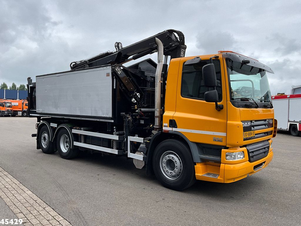 DAF FAN 75 CF 360 Hiab 12 Tonmeter laadkraan + Kipper 15m³ Just 177.993 km!