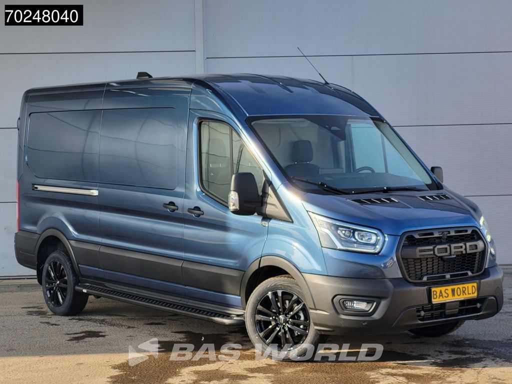 Ford Transit 165pk Automaat Limited Black Edition L3H2 Nwe model! Xenon Airco Cruise CarPlay Camera Parkeersensoren Klima Tempomat