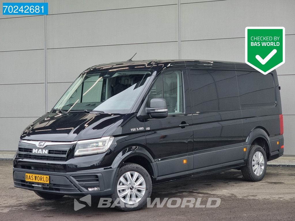 MAN TGE 3.180 Automaat 2025 model Facelift L3H2 Navi CarPlay Camera L2H2 9m3 Klima AHK Tempomat