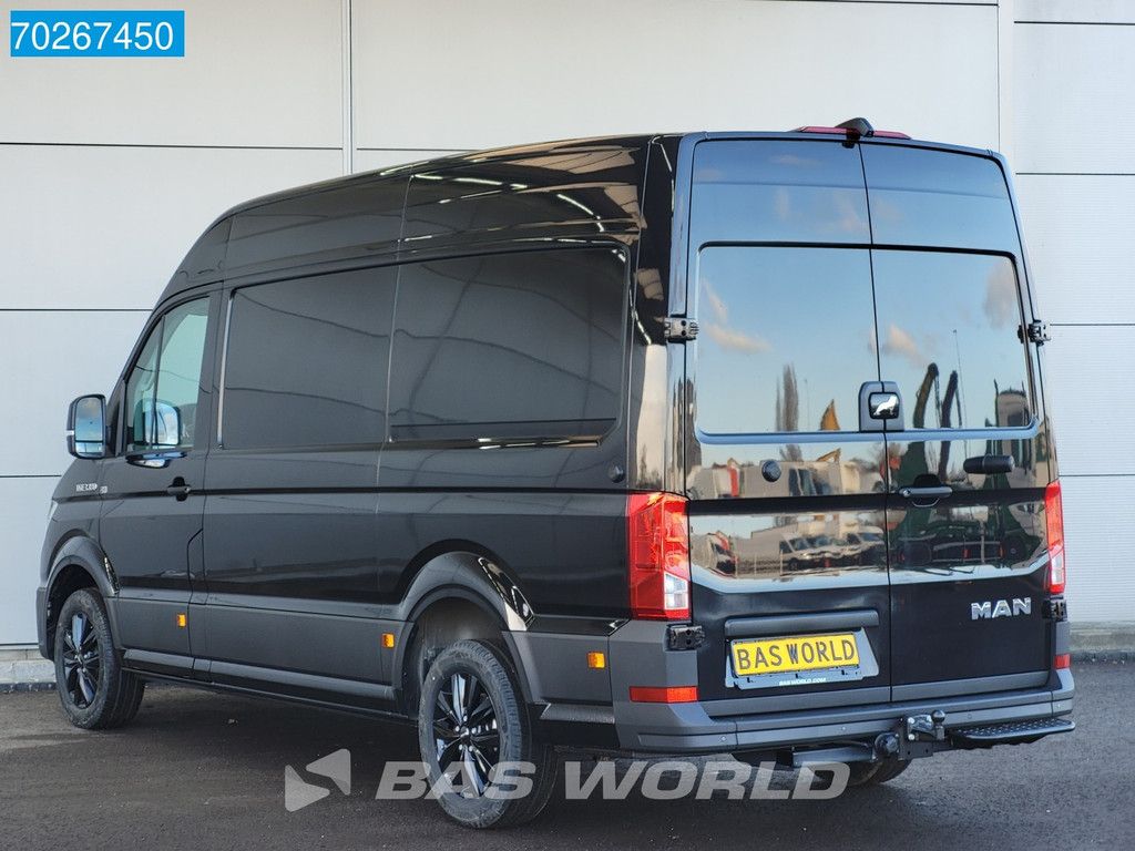 MAN TGE 3.180 Automaat 2025 model Facelift Black Edition L3H3 ACC Trekhaak L2H2 11m3 Airco Trekhaak