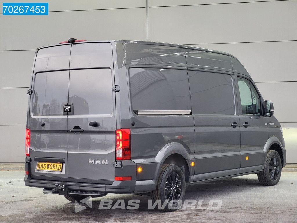 MAN TGE 3.180 Automaat 2025 model Facelift Black Edition L3H3 ACC Trekhaak L2H2 11m3 Airco Trekhaak