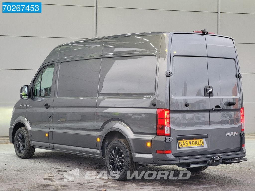 MAN TGE 3.180 Automaat 2025 model Facelift Black Edition L3H3 ACC Trekhaak L2H2 11m3 Airco Trekhaak