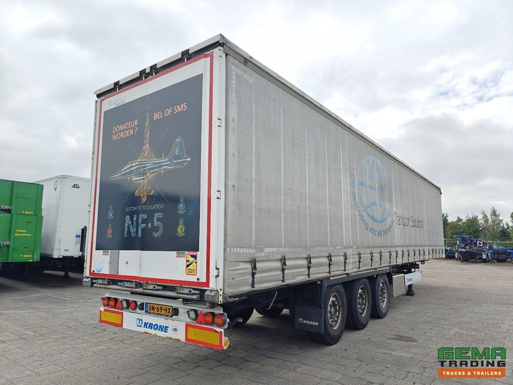 Krone SD 3-axle Valx - Disc brakes - Lift axle - Sliding tarpaulin/Sliding roof - HH floor - Toolbox