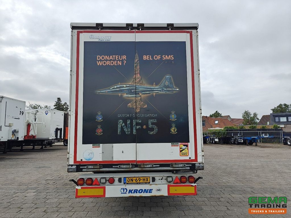 Krone SD 3-axle Valx - Disc brakes - Lift axle - Sliding tarpaulin/Sliding roof - HH floor - Toolbox