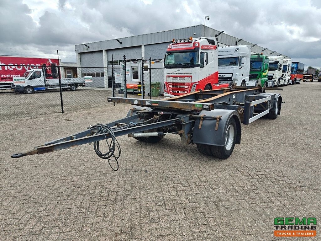 A.J.K. AEEL/10-20/19.5 2-Axle Giant - Container Trailer - Disc Brakes - Air Suspension - Locking System