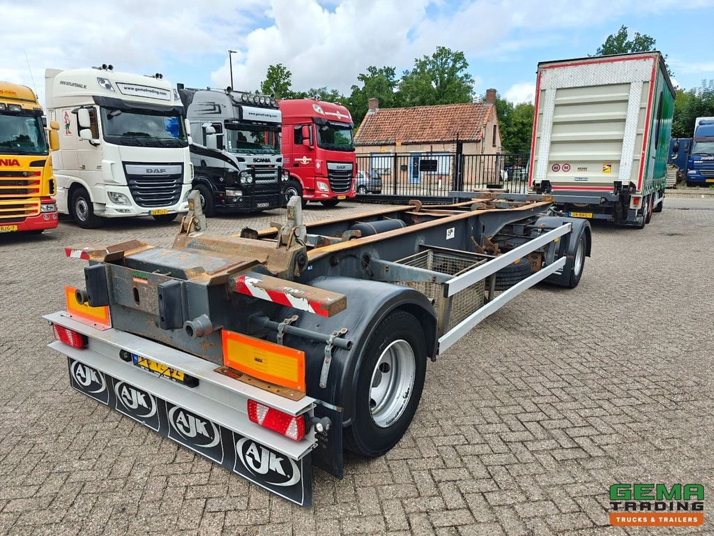 A.J.K. AEEL/10-20/19.5 2-Axle Giant - Container Trailer - Disc Brakes - Air Suspension - Locking System