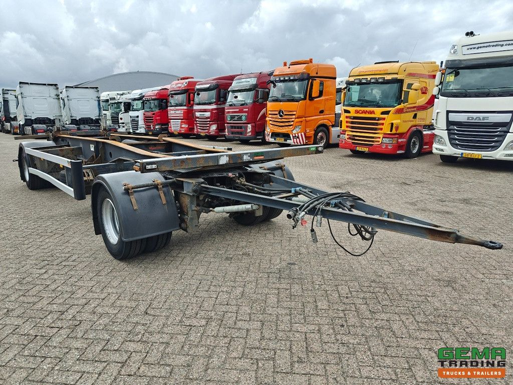 A.J.K. AEEL/10-20/19.5 2-Axle Giant - Container Trailer - Disc Brakes - Air Suspension - Locking System