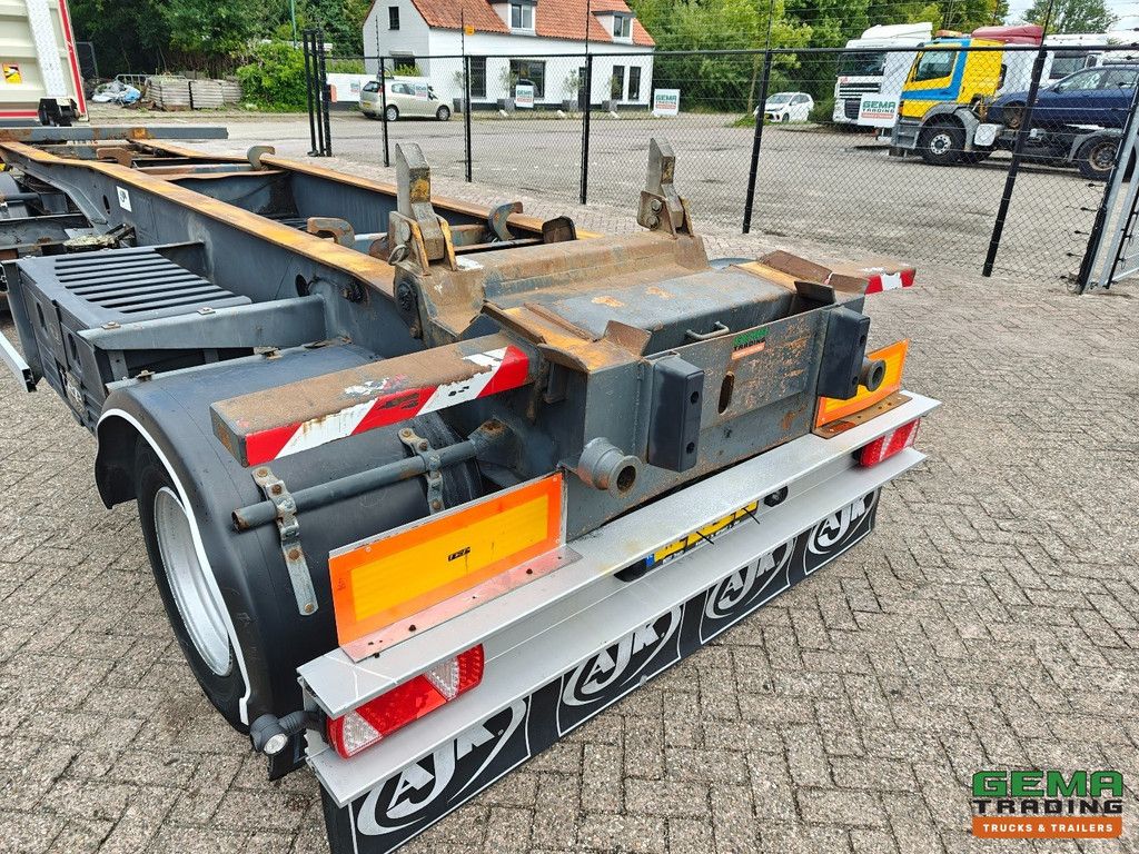 A.J.K. AEEL/10-20/19.5 2-Axle Giant - Container Trailer - Disc Brakes - Air Suspension - Locking System