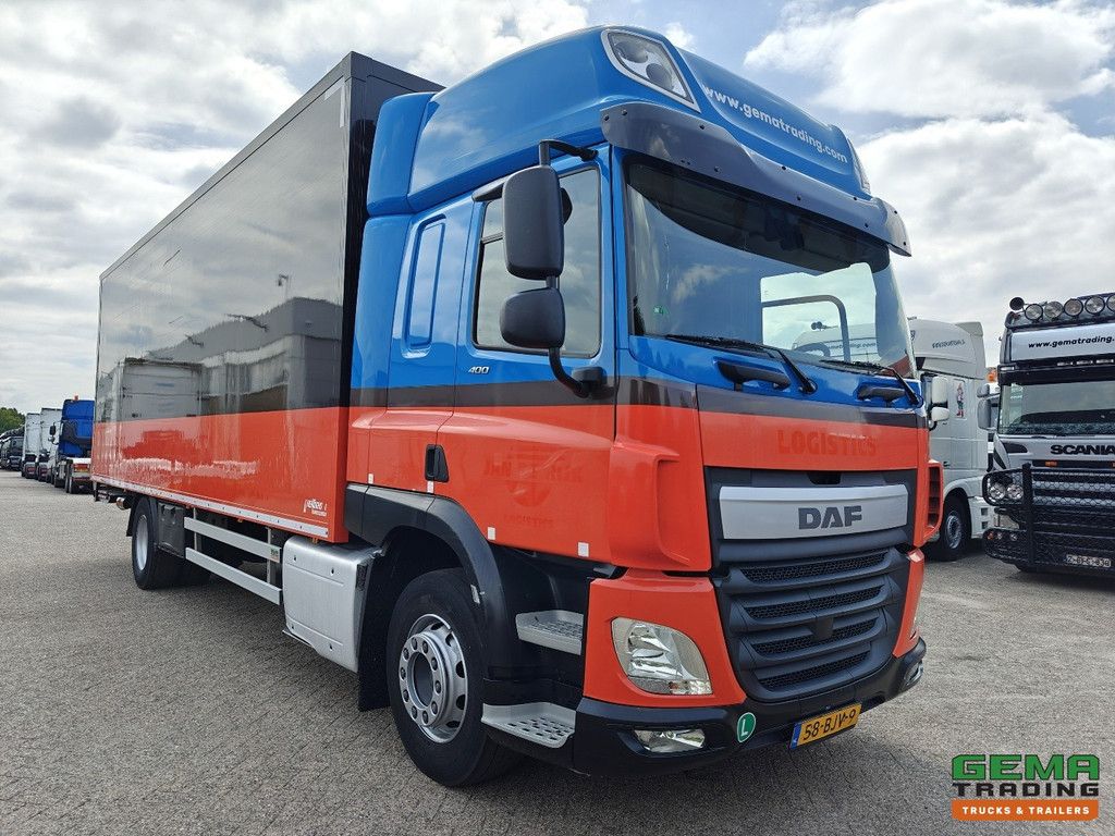 DAF CF 400 FA 4x2 Spacecab Euro6C - StandAirco - GeslotenBak 8.1M - Laadklep 2000KG - Vangmuil - 10/2025 APK