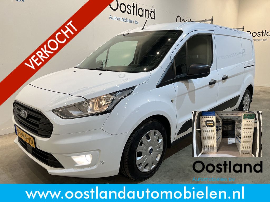 Ford Transit Connect 1.5 EcoBlue L2 Trend Servicebus / Sortimo Inrichting / Euro 6 / Schuifdeur L + R / Airco / Cruise Control / Camera / CarPlay / Navigatie / Trekhaak / 61.200 km !!