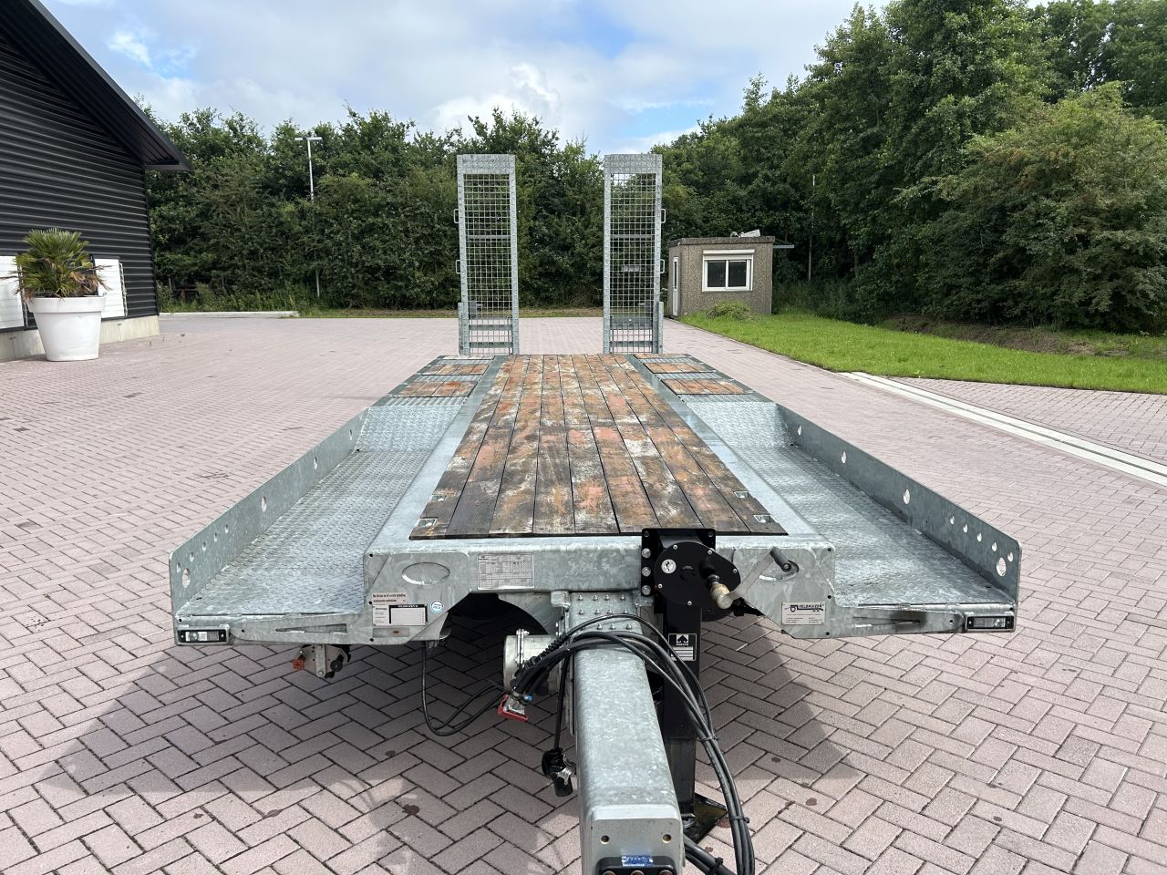 25 ton TRIDEM SEMI-DIEPLADER AANHANGWAGEN WIPKAR VELDHUIZEN