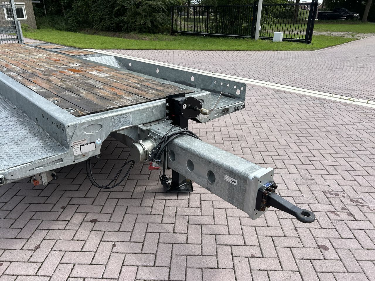 25 ton TRIDEM SEMI-DIEPLADER AANHANGWAGEN WIPKAR VELDHUIZEN