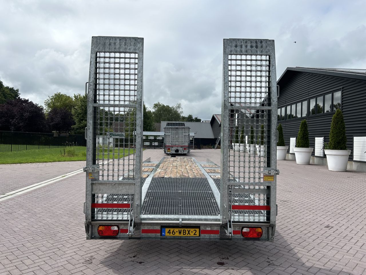 25 ton TRIDEM SEMI-DIEPLADER AANHANGWAGEN WIPKAR VELDHUIZEN