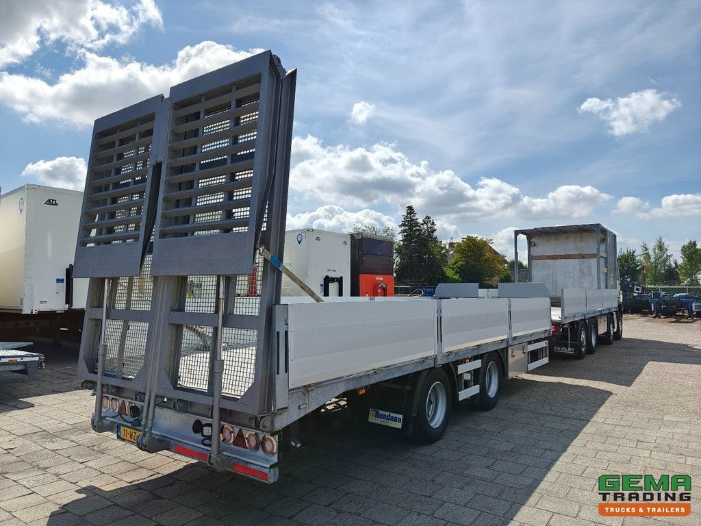 DAF CF 430 FAX 8x2/6 Day Cab Euro6D - Maschinentransporter + 2-Achs-Anhänger - Hydraulische Rampen - Abnehmbarer 10.000L Wassertank - 20.000km! Original