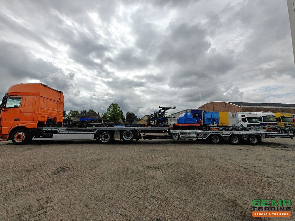 DAF XF 440 FAS 6x2 SuperSpaceCab Euro6C - Retarder + Recker 3-Assige Aanhanger - Wielkuipen - Hydraulische knik en uitschuifbaar - 02/2026 APK