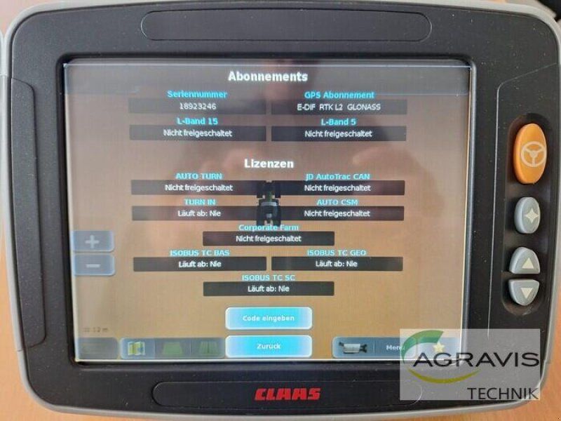 Claas S10 ISOBUS TERMINAL
