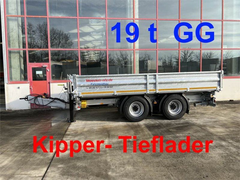 Möslein TTD 19 B neuer 19 t Tandemkipper- Tieflader