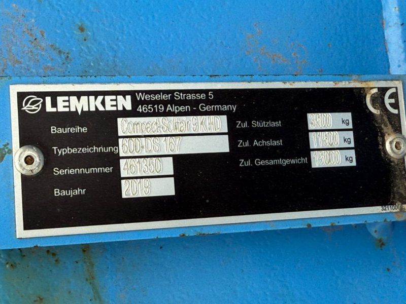 Lemken SOLITAIR 9/600 K HD