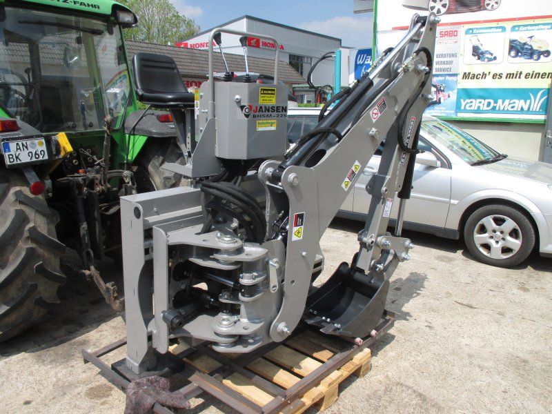 Jansen BHSM-225 Heckbagger Anbaubagger (kostenlose Lieferung auf Wunsch