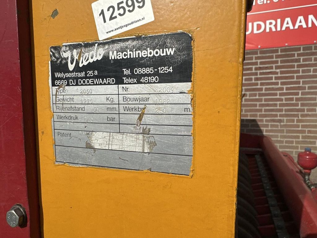 Vredo Doorzaaimachine 2050 - Gebruikt