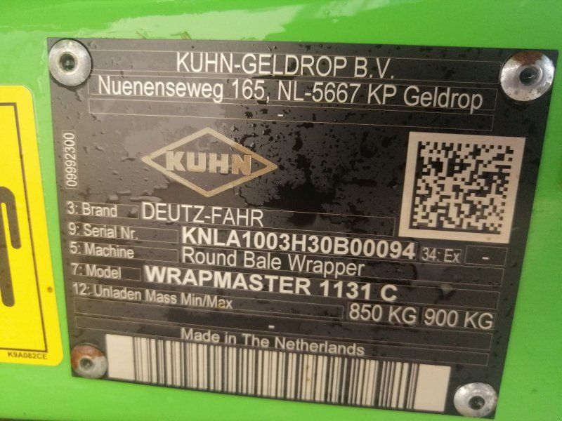 Kuhn Deutz Wrapp Master 1131C