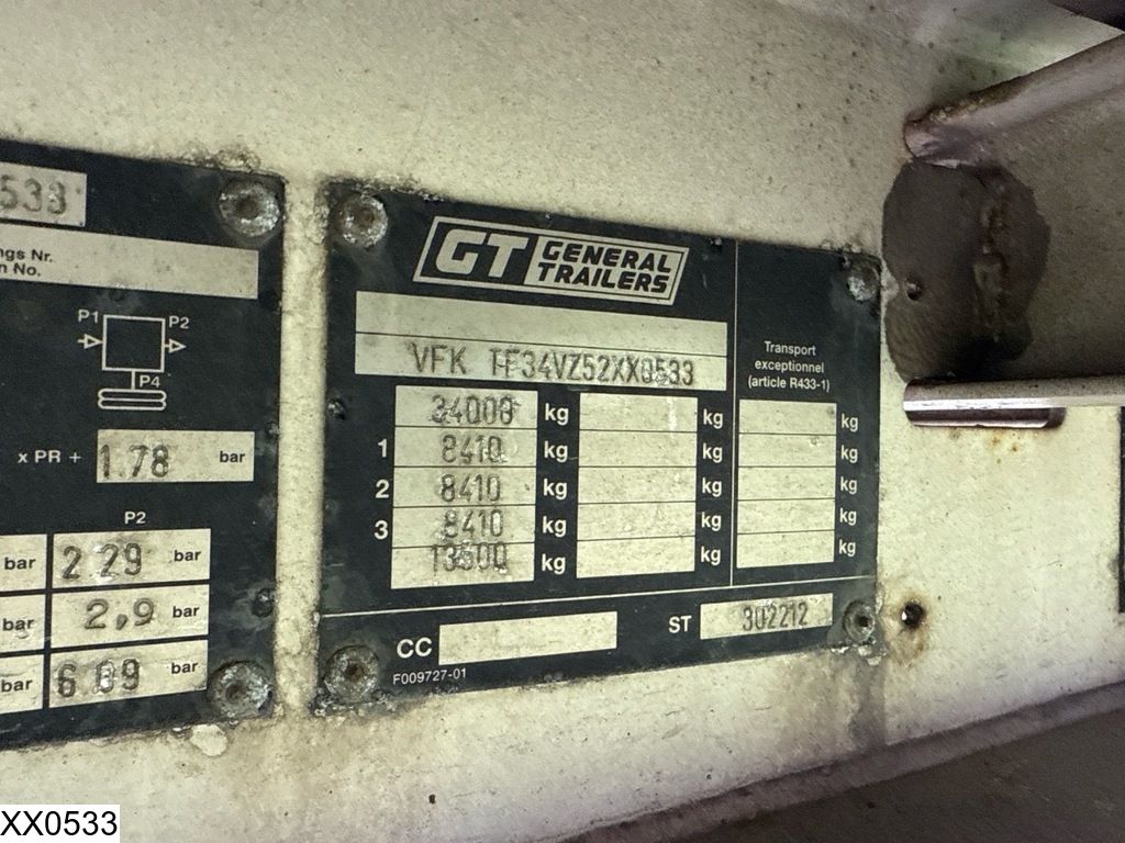 Fruehauf gesloten bak Dhollandia