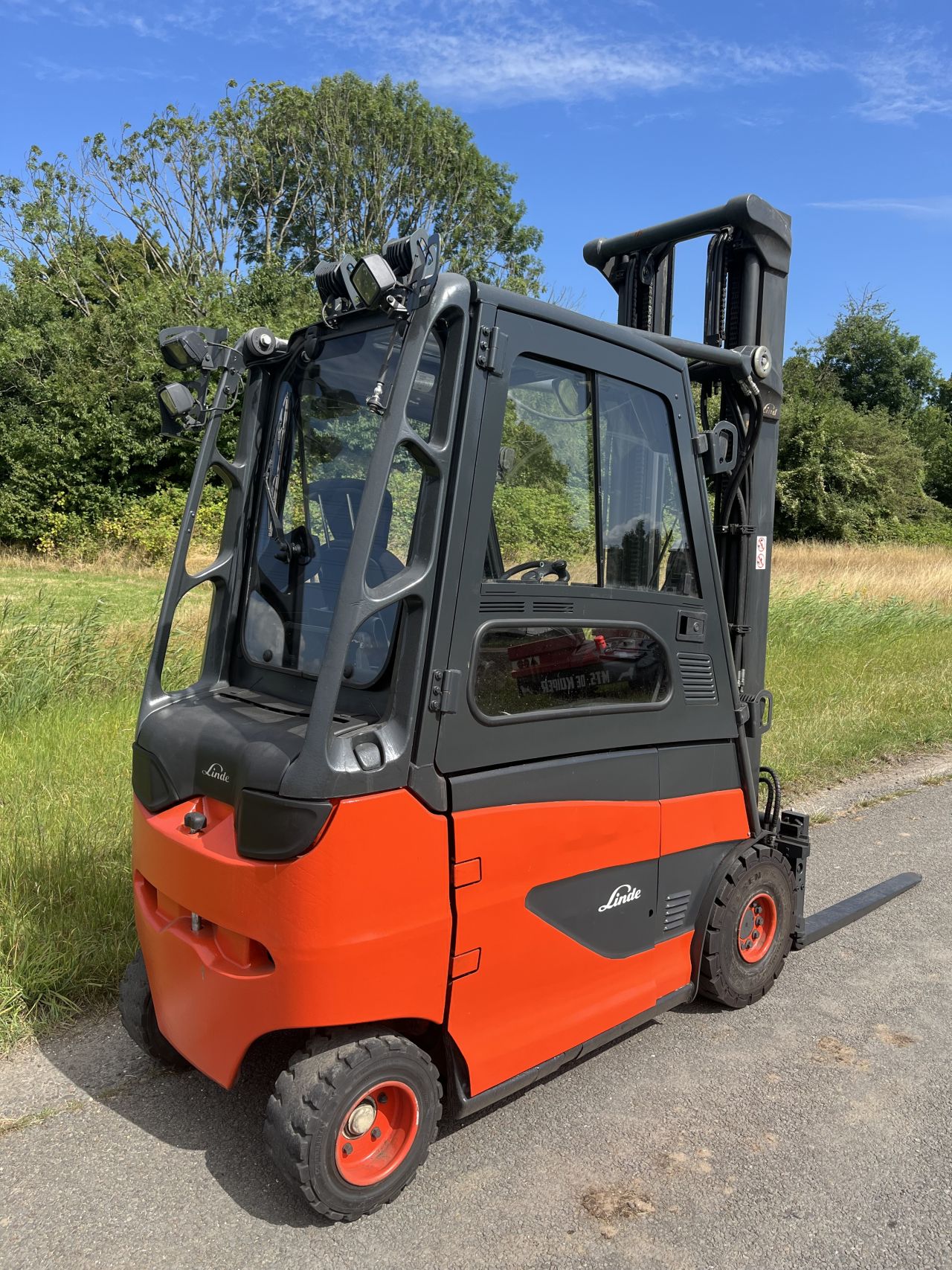 Linde E20-01/600 triplo 6700mm vorkversteller / sideshift 2018