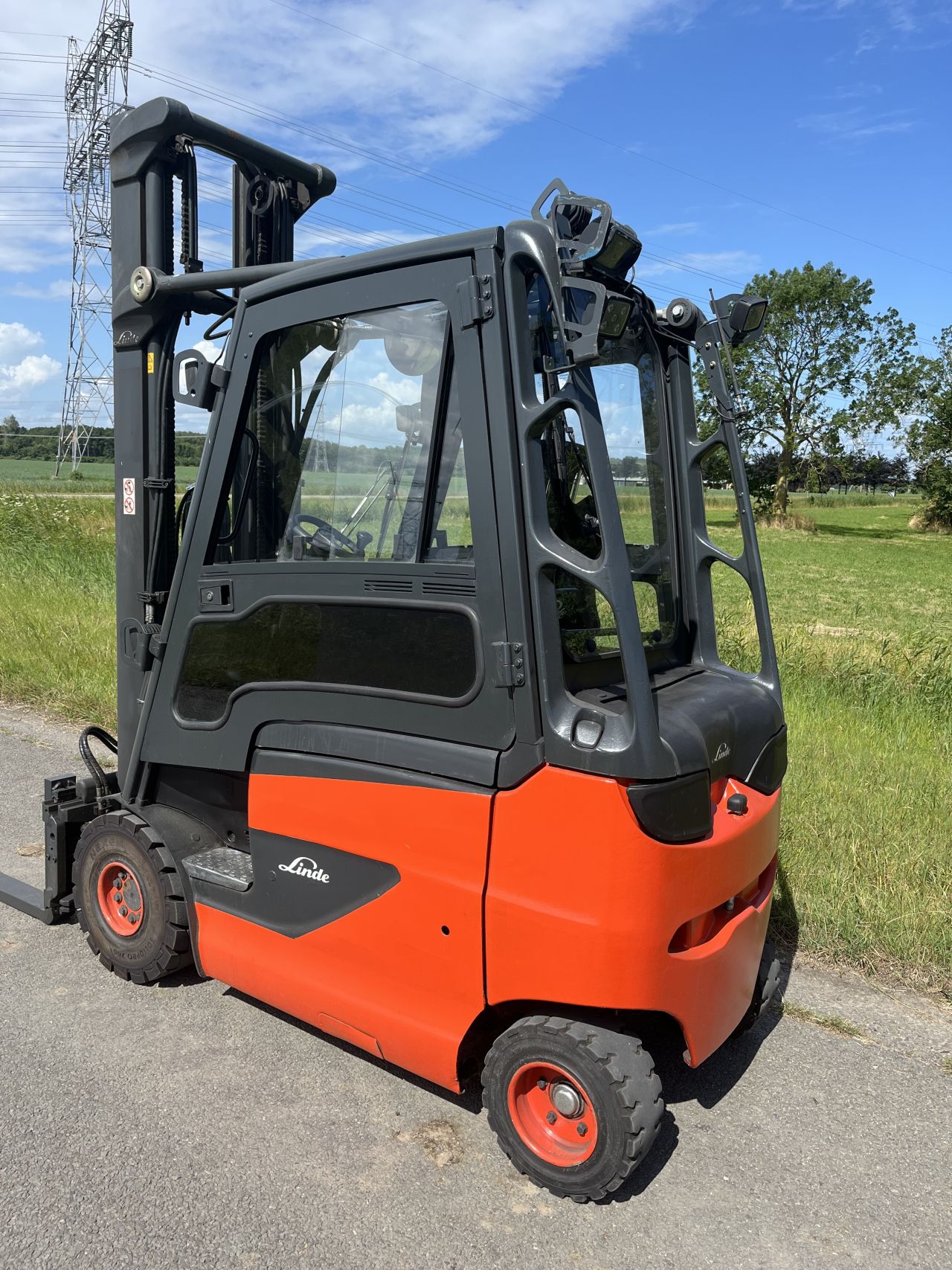 Linde E20-01/600 triplo 6700mm vorkversteller / sideshift 2018