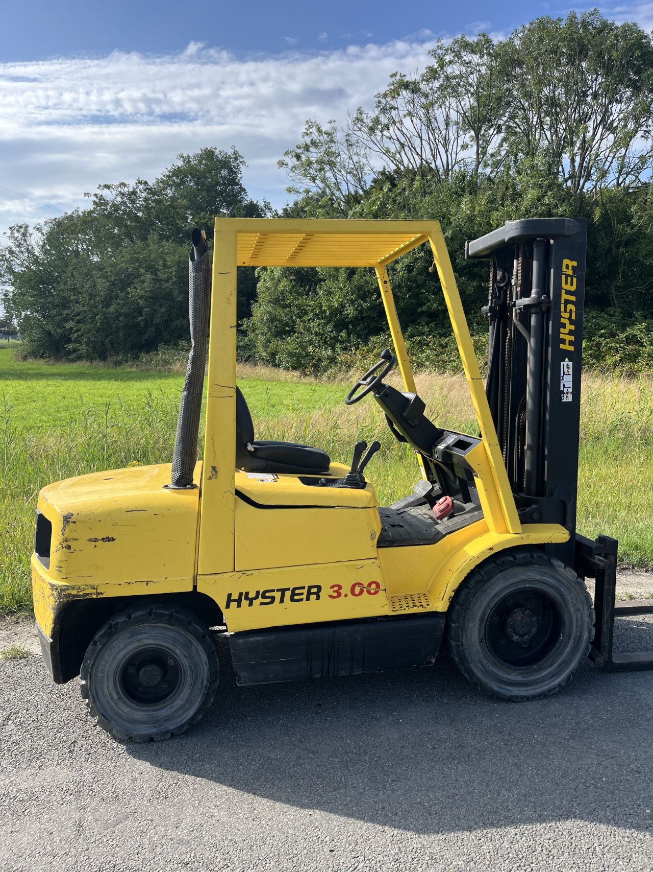 Hyster H3.00XM Diesel heftruck triplo sideshift