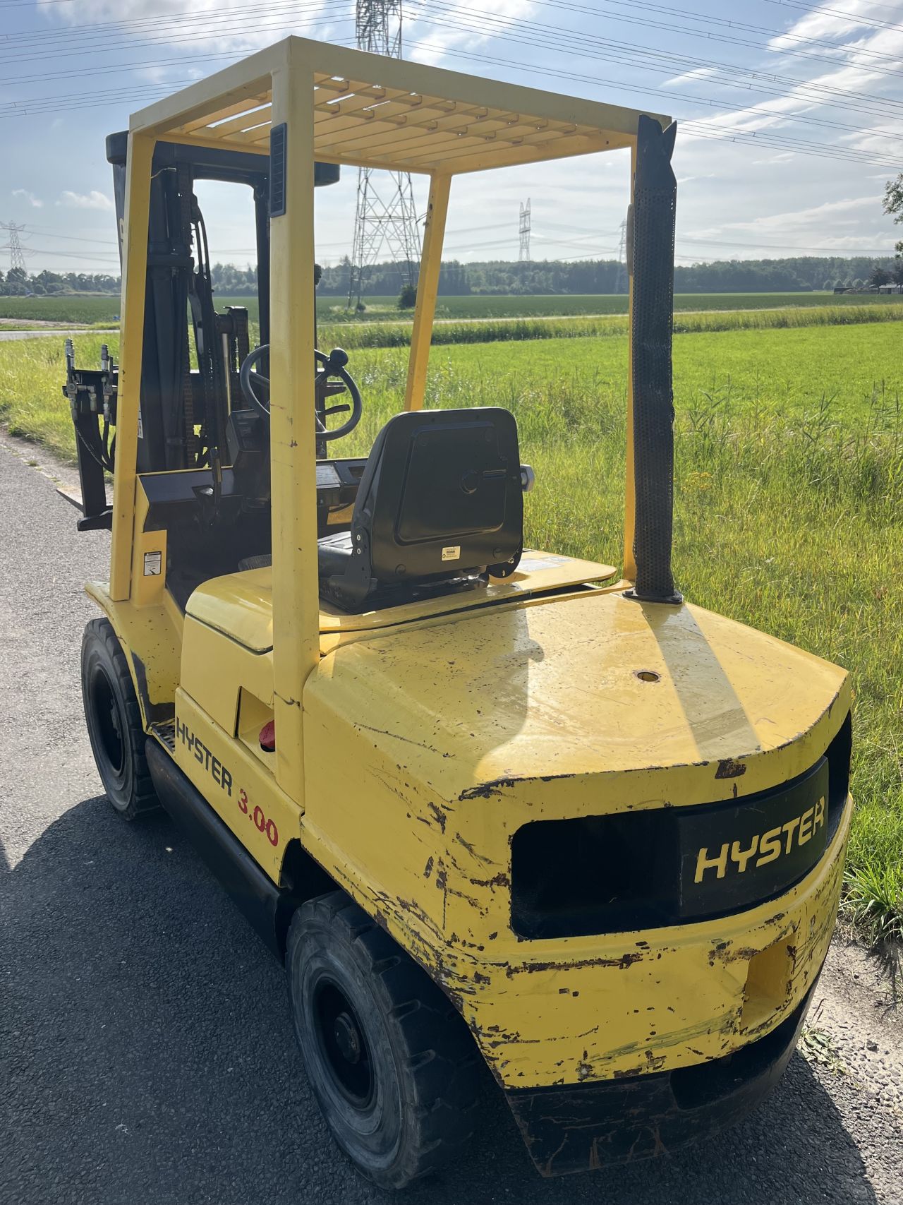Hyster H3.00XM Diesel heftruck triplo sideshift