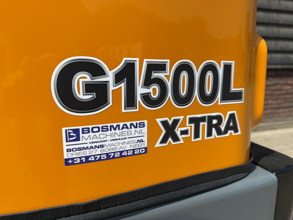 Giant G1500L X-tra minishovel NIEUW L = extra hefvermogen