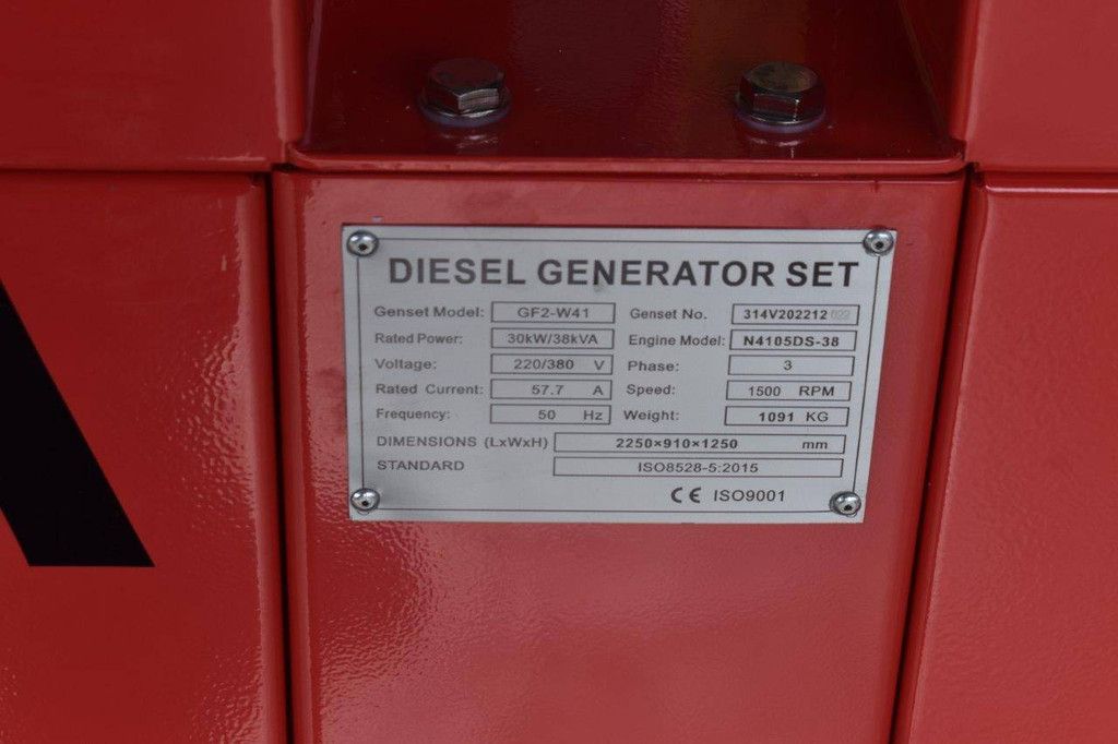 Generator Pheatonn GF2-W41 Diesel 38kVA Nieuw