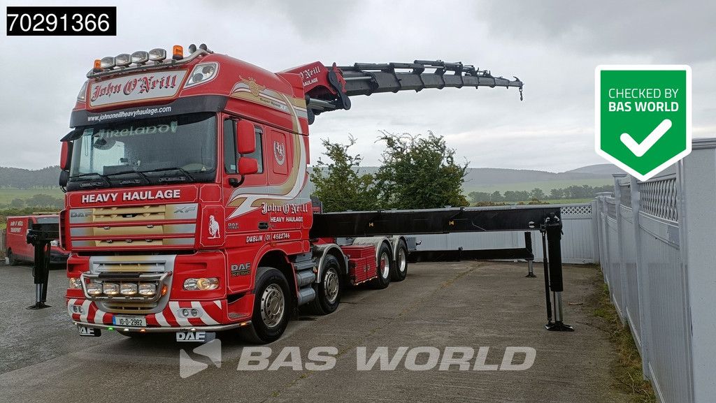 DAF XF XF105.510 8X4 Palfinger PK150.002 Kran Crane Winch Big-Axle Euro 5