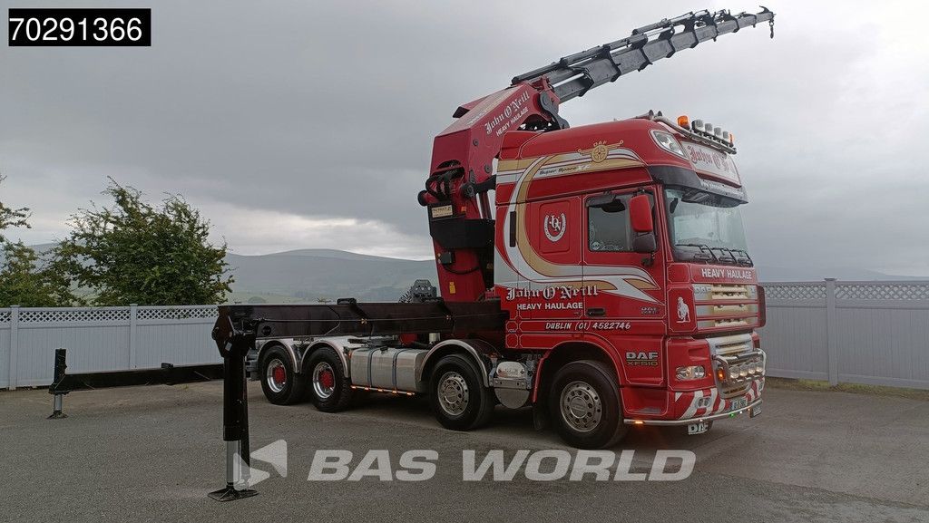 DAF XF XF105.510 8X4 Palfinger PK150.002 Kran Crane Winch Big-Axle Euro 5