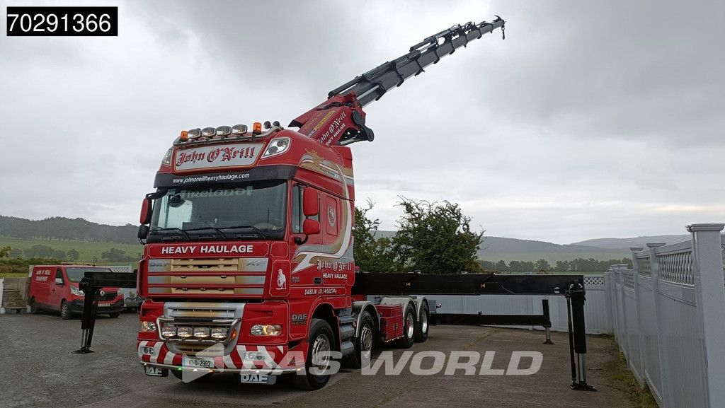 DAF XF XF105.510 8X4 Palfinger PK150.002 Kran Crane Winch Big-Axle Euro 5