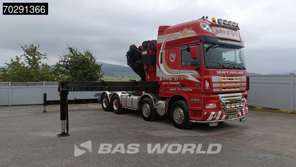 DAF XF XF105.510 8X4 Palfinger PK150.002 Kran Crane Winch Big-Axle Euro 5