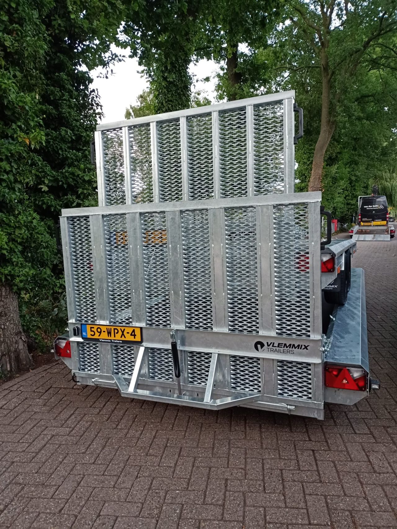 Velmmix machine transporter oa 4.80m/1.80m/ aanhanger