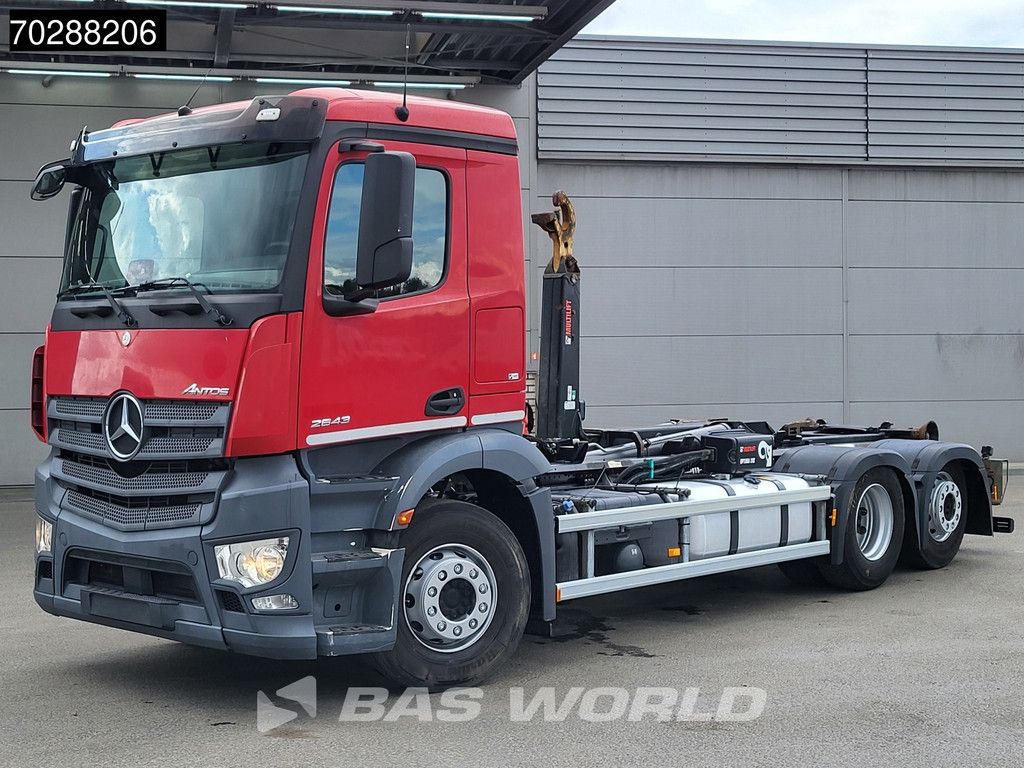 Mercedes Antos 2643 6X2 20tons HIAB 0PT20S59 Retarder Lift Axle Automatic ACC Euro 6