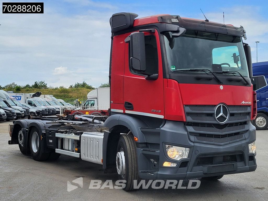 Mercedes Antos 2643 6X2 20tons HIAB 0PT20S59 Retarder Lift Axle Automatic ACC Euro 6