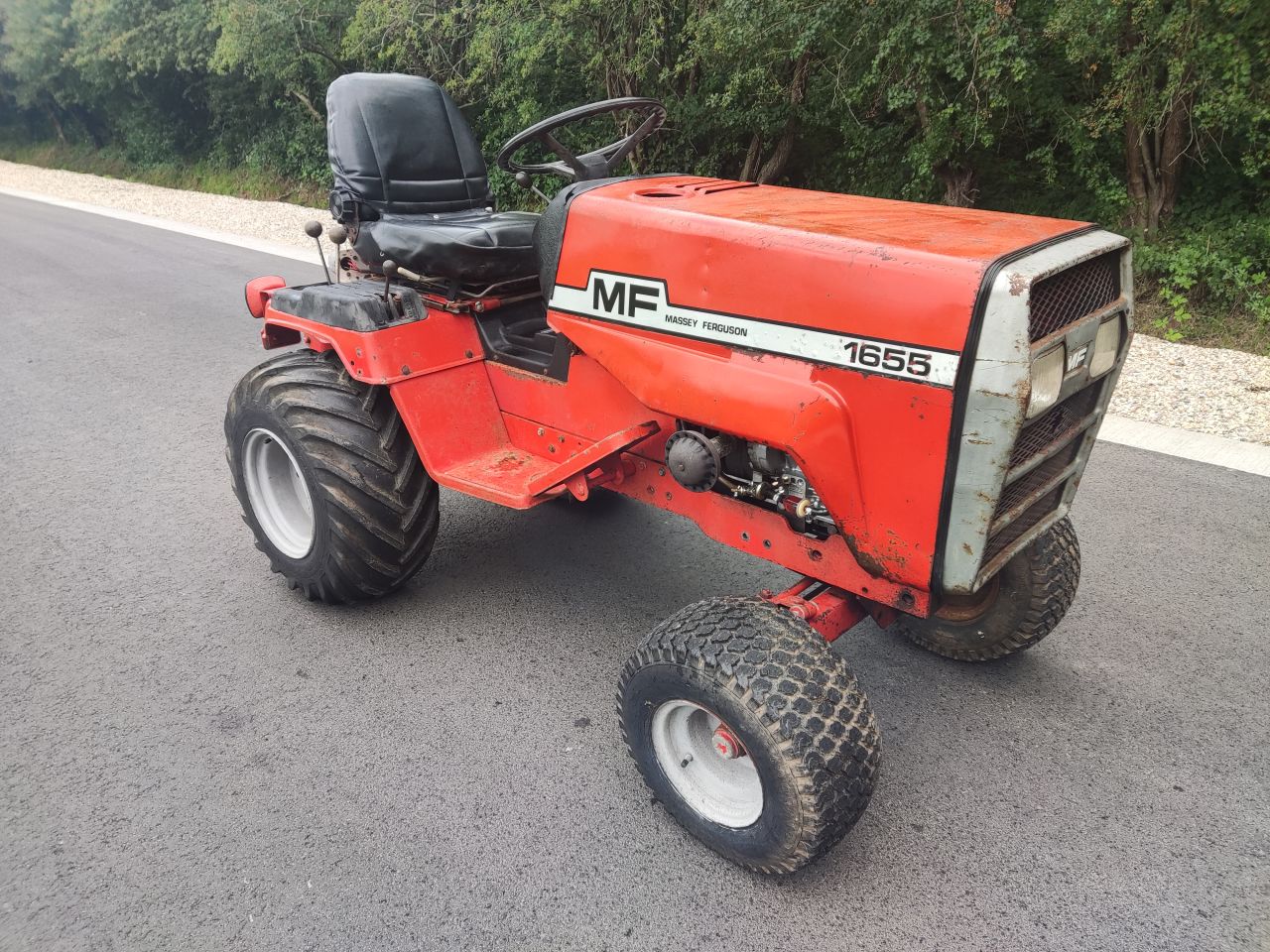 Massey Ferguson minitractor (type 1655, diesel, maaidek)