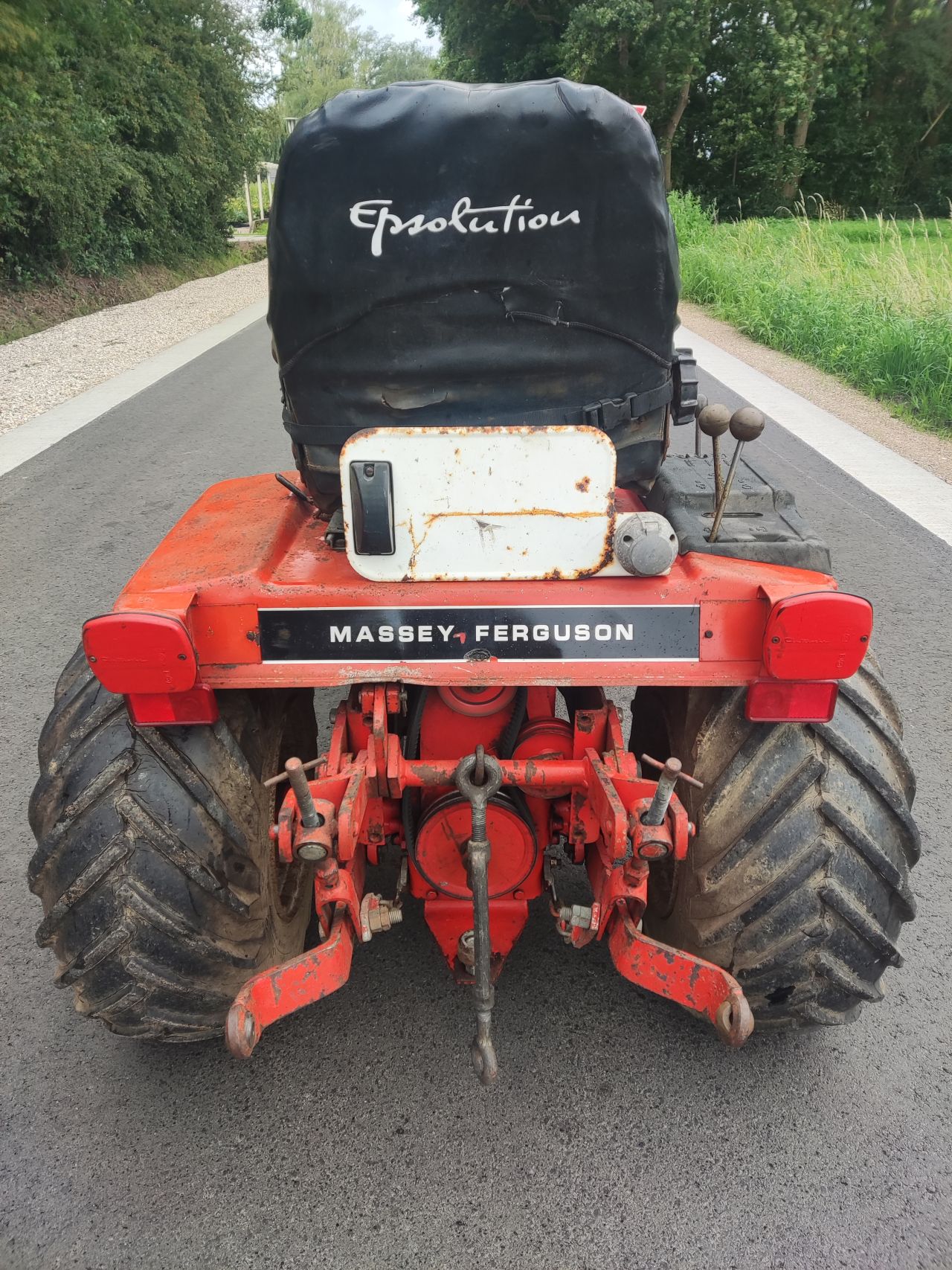 Massey Ferguson minitractor (type 1655, diesel, maaidek)